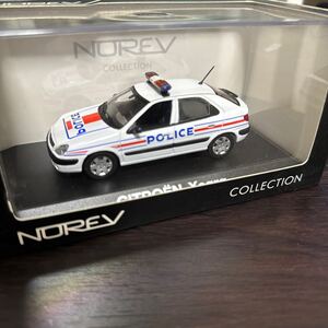 フランス警察 シトロエン クサラ FRENCH POLICE CITROEN XSARA ポリスカー パトカー　1/43 NOREV ノレブ