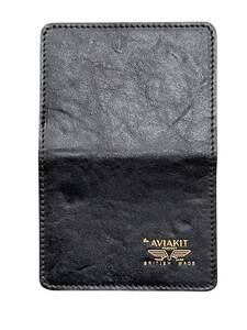 未使用品 Lewis Leathers Card Case VEG TAN COW IN BLACK ルイスレザー カードケース ベジタン ベジカウ ブラック