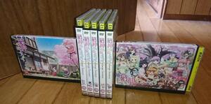 ・●猫神やおよろず 全6巻+OVA　（2011年放送）　「TVアニメ・DVD6巻＋OVA1巻＝7巻」　レンタル落ち