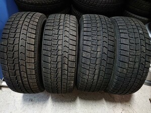 225/55R17 DUNLOP WM02 スタッドレス ほぼ新品 2022年製 4本 ダンロップ アルファード フーガ アテンザ