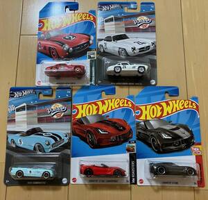 Hot Wheels★HW ホットウィール Vintage RACING CLUB 1955 CORVETTE・1954 MERCEDES-BENZ 300 SL・CORVETTE C7 