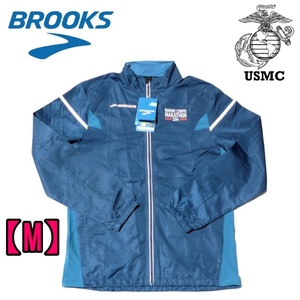 ■BROOKS x USMC/米海兵隊仕様 ランニングウインドブレーカー Mサイズ 未使用品■