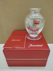 バカラ Baccarat アクアレーユ フラワーベース 一輪挿し 花瓶　箱付