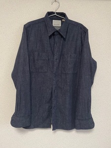 フルカウント/FULLCOUNT/NATURAL INDIGO DENIM WORK SHIRT/インディゴ/40サイズ