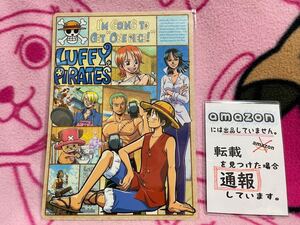 当時物 ワンピース ONEPIECE 船上の過ごしかた 下敷き ルフィ ゾロ ナミ ウソップ サンジ チョッパー ロビン 