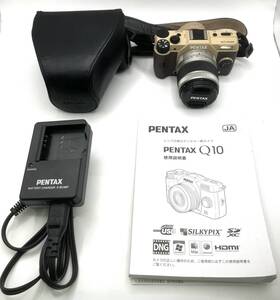 【4548】 PENTAX Q10 ペンタックス　1:2.8　1:2.8-4.5 5-15mm　ミラーレス一眼レフカメラ 　通電〇