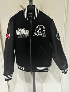 キムタク着 同型同色 WIND AND SEA × HYSTERIC GLAMOUR スタジャン M