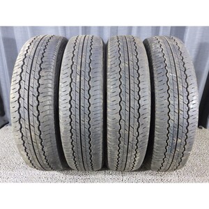 ダンロップ GRAND TREK AT20 195/80R15 ４本SET◎2022年製9.9分山オンロード◎中古 特筆すべき損傷なし◎旭川手渡し可◎ジムニーシエラ等に