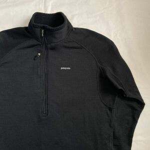 Lサイズ 極美品【2006・廃盤 】patagonia メンズ・R1・フラッシュ・プルオーバー BLK ( ブラック ) レベル2 米軍R2ポーラテック USA製 MARS