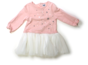 プチバトー PETIT BATEAU ワンピース 80サイズ 女の子 子供服 ベビー服 キッズ