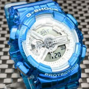 G-SHOCK GA-110 キャンディブルー ベゼル & ベルト [電池新品] - 送料 230円