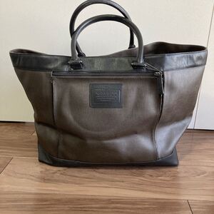 coach コーチ　バッグ　鞄　F71433 ヘリテージ　レザーホールドオール