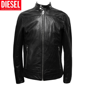 ディーゼル レザー ブルゾン メンズ 革ジャン ライダース ジャケット サイズ M DIESEL T-FERGUSON 新品