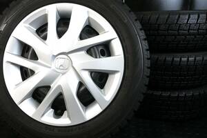 ホンダ純正 N-BOX 14×4.5J PCD100/4H 極上9分山 国産スタッドレス ダンロップ WM02 155/65R14 Nシリーズ共通設定 N-ONE N-WGNにも◎