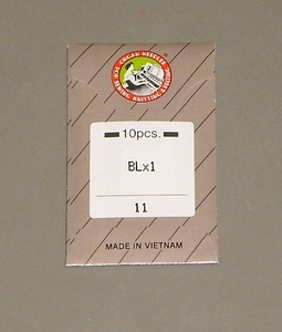 ★小型ロックミシン針　ＢＬ×１　１０本入り　オルガン針　針の太さを選べます★