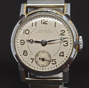 希少！SEIKO 戦前の精工舎 1930年~ モリス10型 SEIKOSHA スモセコ 手巻き 洗浄注油済 稼動品♪ 