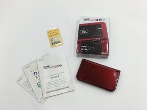 ♪▲【Nintendo ニンテンドー】new NINTENDO 3DS LL メタリックレッド 箱付き RED-001 0130 7