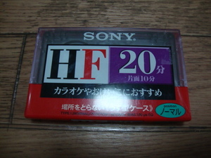 ★ 新品 SONY カセットテープ HF20分 うす型ケース 10C-20HFA ★