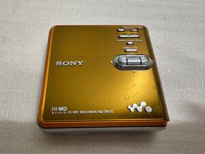 SONY ソニー MDウォークマン MD WALKMAN MZ-RH10 Hi-MD オレンジカラー ★ 音出し確認済み 現状品