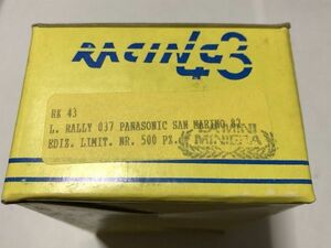 レーシング43/RACING43 1/43 L.ラリー 037 パナソニック サンマリノ 82 500個限定 RK43 メタルキット/管KT01