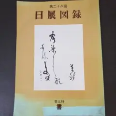 日展図録 第28回 第五科 書