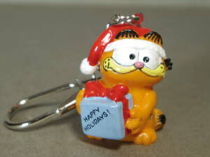 Garfield ガーフィールド PVCフィギュア キーホルダー クリスマスプレゼント BULLYLAND サンタクロース