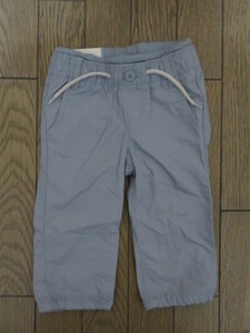 【新品】GAP baby薄手パンツ　綿100％　８０