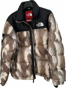 Supreme Fur Print Nuptse Jacket ダウン THE NORTH FACE ダウンジャケット ノースフェイス