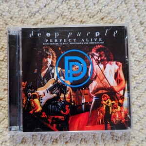 ●Deep Purple CD2枚組 ●PERFECT ALIVE ●USA 13th May ,1987