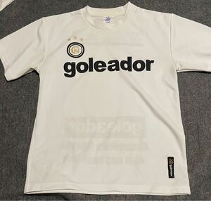 goleador ゴレアドール プラクティス ウェア Tシャツ ホワイト 前後両面プリント