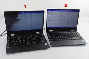 2台set OS無訳あり品 AC無 12.5インチ NEC PC-VKT13HZG4/Core i5 8200Y/メモリ8GB/HDD無/ノート PC R091811