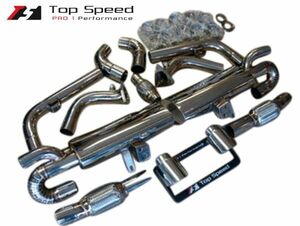 ポルシェ ボクスター(S) / ケイマン(S) (987.2)用マフラー (USAメーカー Top Speed トップスピード製) 新品送料無料