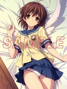 ●一点物●CLANNAD 古河渚 同人 ポスター A４サイズ 光沢 高品質イラスト アニメ 美少女 クラナド game