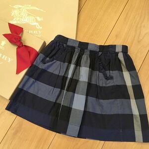 バーバリーチルドレン 　BURBERRY スカート　120㎝ 128㎝　130㎝　8Y ビッグチェック　両サイドポケット　春夏