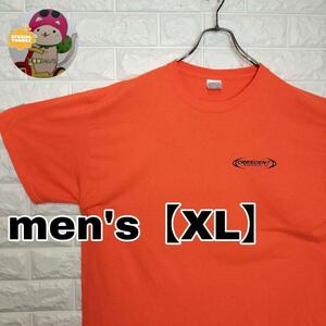 B927【PORT&COMPANY】半袖Tシャツ【メンズXL】オレンジ