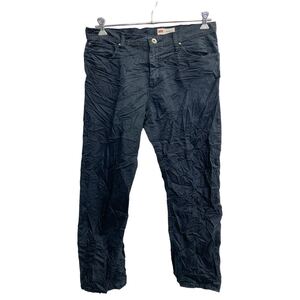 Wrangler ロングパンツ W33 ラングラー ブラック メキシコ製 古着卸 アメリカ仕入 2402-60