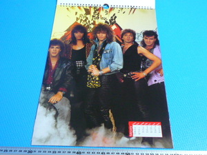 ◆BROS】ブロス【音楽】カレンダー【】1990年【当時物新品