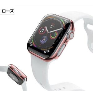 Apple Watch カバー　ローズ　42mm ハードケース