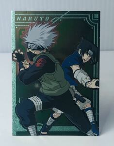 【NARUTO】 ナルト TCG カード　アマダ　エッチングカード　№77 はたけカカシ　うちはサスケ　KAKASHI SASUKE　 ☆N1