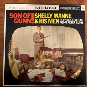 Shelly Manne & HIS MEN PLAY MORE PETER GUNN S7566 LP CONTEMPORARY 深溝