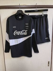 【美品】【セットアップ】 FCRB f.c real bristol エフシーレアルブリストル SOPHNET COCA COLA TRAINING TOP & SHORTS Tシャツ パンツ