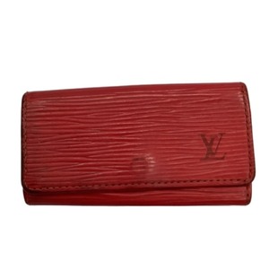 ♪♪ LOUIS VUITTON ルイヴィトン キーケース M63827 レッド 傷や汚れあり