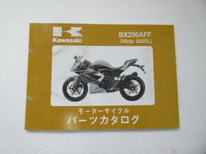 Ninja250SL　BX250AFF　パーツカタログ！