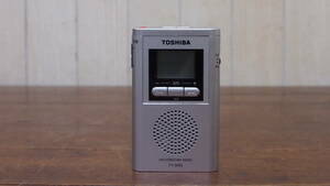 ジャンク品☆ＴＯＳＨＩＢＡ☆東芝☆ＴＹ－ＳＰＲ３☆ポケットラジオ☆ＦＭ／ＡＭ☆４０５Ｓ４－Ｊ１４４３２