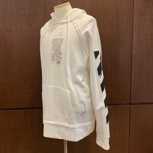 OFF-WHITE オフホワイト OMBB057R20E30005 プルオーバー パーカー フーディ トップス 長袖 白 ホワイト Sサイズ メンズ 管理RY24003634