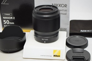 美品★Nikon ニコン NIKKOR Z 50mm F1.8 S★元箱付・レンズフード付