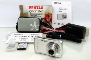 K/ PENTAX　OPTIO M40　ペンタックス　コンパクト デジタル カメラ　デジカメ　800万画素　1025-2