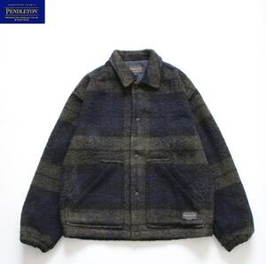 【 PENDLETON ペンドルトン × グリーンレーベルリラクシング別注 】チェック ボア コーチ ジャケット S ブルゾン 32254993318 定価\19,800