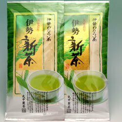 新茶 丸中製茶 伊勢新茶100ｇ×2本セット 送料無料（ 送料無料 三重県産 100g お茶 日本茶 新茶 粗品 母の日 ギフト 2024 ）