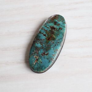 Pilot Mountain Turquoise ターコイズ　15.8ct パイロットマウンテン　トルコ石　カボション ルース　彫金材料 シルバーアクセサリー　#274